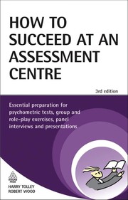 Front cover of How to succeed at an assessment centre by Harry Tolley