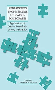 Front cover of Redesigning Professional Education Doctorates by Valerie A. Storey