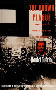 Cover of The Brown plague by Daniel Guérin