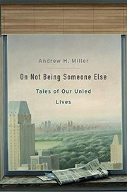 Cover of On Not Being Someone Else by Andrew H. Miller