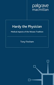 Front cover of Hardy the physician by Tony Fincham