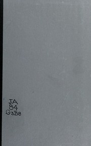 Front cover of Modern German political theory by Otto Butz