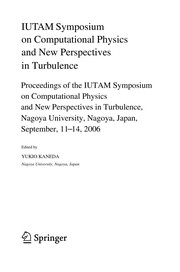 Front cover of IUTAM Symposium on Computational Physics and New Perspectives in Turbulence by Yukio Kaneda