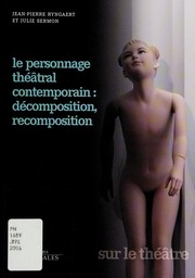 Cover of Le personnage théâtral contemporain by Jean-Pierre Ryngaert