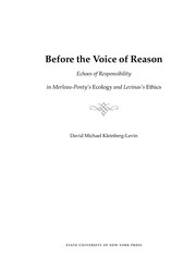 Front cover of Before the voice of reason by David Michael Kleinberg-Levin