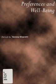 Cover of Preferences and well-being by Serena Olsaretti